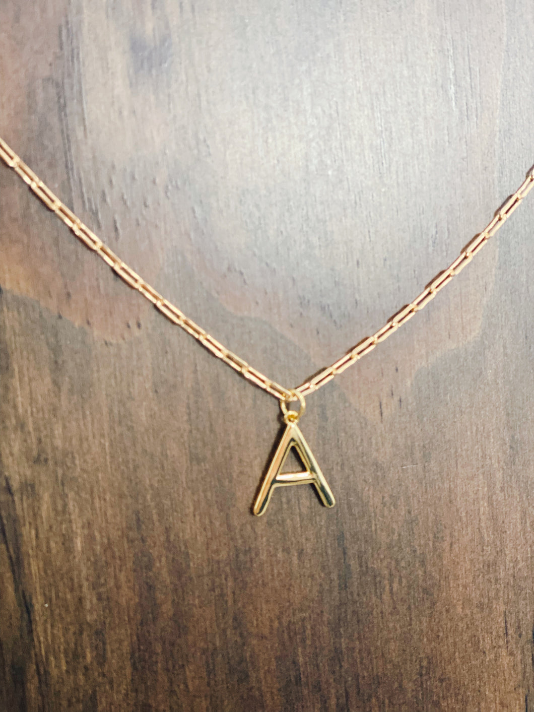 Gold Filled Initial Necklaces