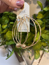 Posh Gold Twist Hoop