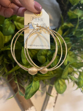 Posh Gold Twist Hoop